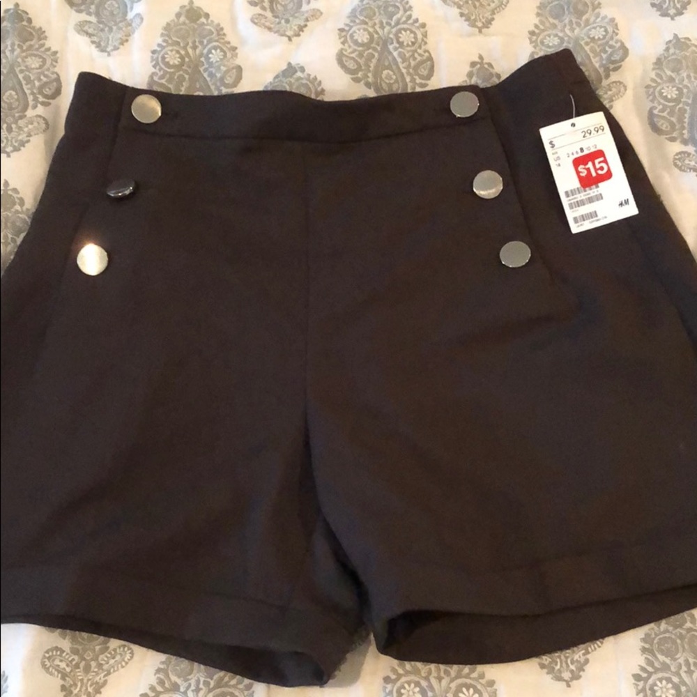 Brand New High Waisted Brown Shorts